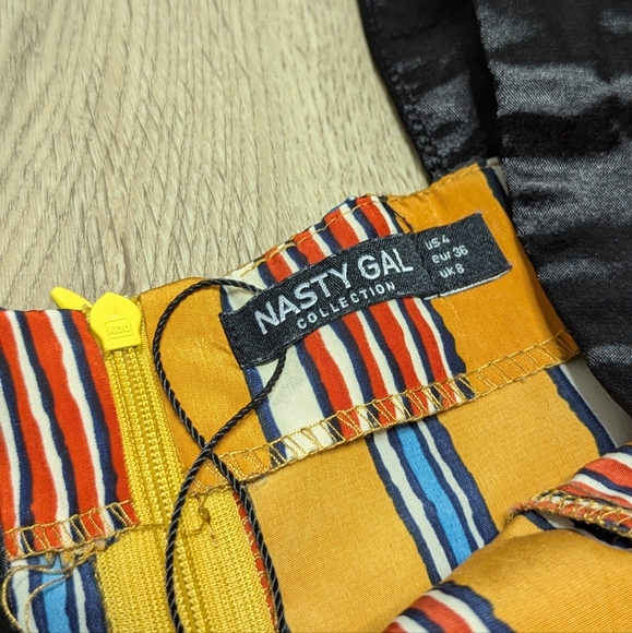 NASTY GAL Stripe On Cue Summer Resort Vacation Maxi Dress, Size US 4 - Picture 10 of 15